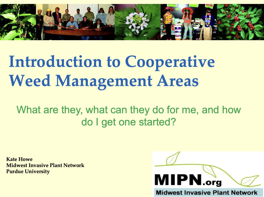 Introduction to Cooperative Weed Management Areas Presentation